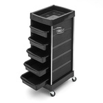 Тележка парикмахерская черная DY 527 black