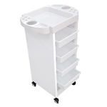 Тележка парикмахерская белая H202 white
