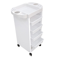 Тележка парикмахерская белая H202 white